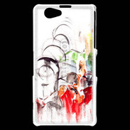 Coque Sony Xperia Z1 Compact Illustration de cycliste 2