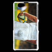 Coque Sony Xperia Z1 Compact Rugbyman avec ballon