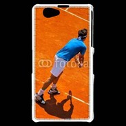 Coque Sony Xperia Z1 Compact Match de tennis sur terre battue