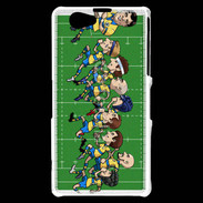 Coque Sony Xperia Z1 Compact Cartoon rugby 1
