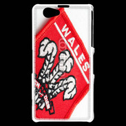 Coque Sony Xperia Z1 Compact Logo rugby Pays de Galles