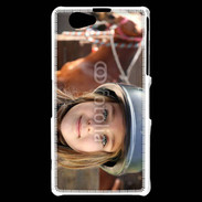 Coque Sony Xperia Z1 Compact Petite fille équitation