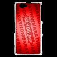 Coque Sony Xperia Z1 Compact Distance Marathon 42,195km