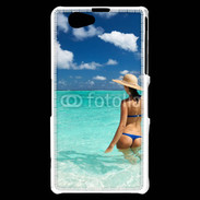 Coque Sony Xperia Z1 Compact Plage sexy
