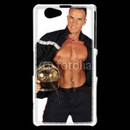 Coque Sony Xperia Z1 Compact Pompier stripteaser