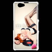 Coque Sony Xperia Z1 Compact Pin up musique