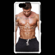 Coque Sony Xperia Z1 Compact Brun musclé 1
