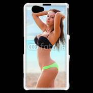 Coque Sony Xperia Z1 Compact Belle femme à la plage 10