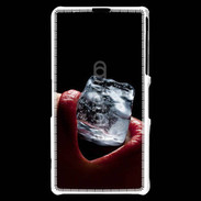 Coque Sony Xperia Z1 Compact Bouche sexy avec glaçon