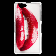 Coque Sony Xperia Z1 Compact Bouche sexy gloss rouge