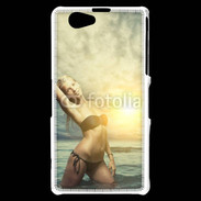 Coque Sony Xperia Z1 Compact Femme sexy à la plage 10