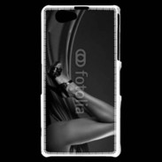 Coque Sony Xperia Z1 Compact Jambe sexy en noir et blanc 10