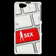 Coque Sony Xperia Z1 Compact Clavier sexy 9