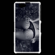 Coque Sony Xperia Z1 Compact Belle fesse en noir et blanc 15