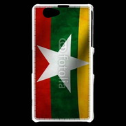 Coque Sony Xperia Z1 Compact Drapeau Birmanie