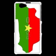 Coque Sony Xperia Z1 Compact drapeau Burkina Fasso