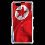 Coque Sony Xperia Z1 Compact Drapeau Corée du Nord