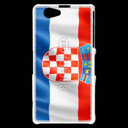 Coque Sony Xperia Z1 Compact Drapeau Croatie