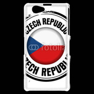 Coque Sony Xperia Z1 Compact Logo République Tchèque
