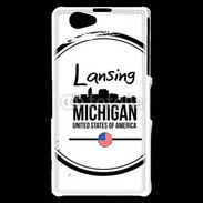 Coque Sony Xperia Z1 Compact Logo Michigan
