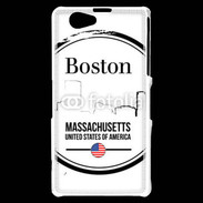 Coque Sony Xperia Z1 Compact Logo Boston