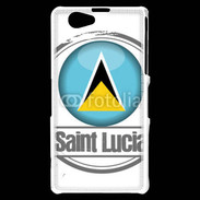 Coque Sony Xperia Z1 Compact Logo Saint Lucie