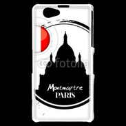 Coque Sony Xperia Z1 Compact Logo Montmartre Paris