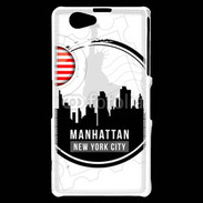 Coque Sony Xperia Z1 Compact Logo Manhattan