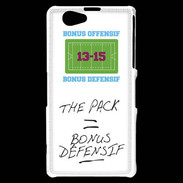 Coque Sony Xperia Z1 Compact The pack Bonus offensif-défensif Blanc