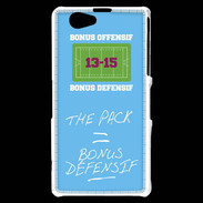 Coque Sony Xperia Z1 Compact The pack Bonus offensif-défensif Bleu