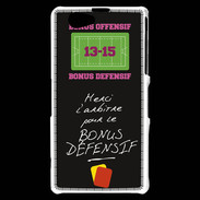 Coque Sony Xperia Z1 Compact Merci l'arbitre Bonus offensif-défensif Noir