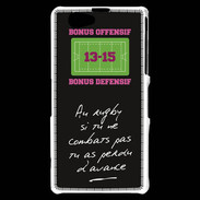 Coque Sony Xperia Z1 Compact Le combat Bonus offensif-défensif Noir