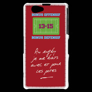 Coque Sony Xperia Z1 Compact Les potes Bonus offensif-défensif Rouge