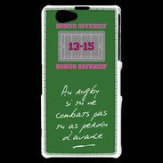 Coque Sony Xperia Z1 Compact Le combat Bonus offensif-défensif Vert