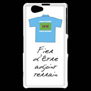 Coque Sony Xperia Z1 Compact Bonus offensif-Défensif Adjoint terrain Blanc 2