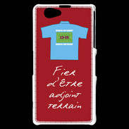 Coque Sony Xperia Z1 Compact Bonus offensif-Défensif Adjoint terrain Rouge 2