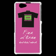 Coque Sony Xperia Z1 Compact Entraîneur Bonus offensif-défensif Rose 2