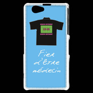 Coque Sony Xperia Z1 Compact Médecin Bonus offensif-défensif Bleu 2