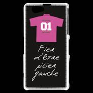Coque Sony Xperia Z1 Compact Pilier gauche Bonus offensif-défensif Noir