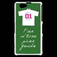 Coque Sony Xperia Z1 Compact Pilier gauche Bonus offensif-défensif Vert