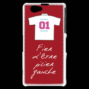 Coque Sony Xperia Z1 Compact Pilier gauche Bonus offensif-défensif Rouge