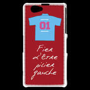 Coque Sony Xperia Z1 Compact Pilier gauche Bonus offensif-défensif Rouge 2