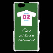 Coque Sony Xperia Z1 Compact Talonneur Bonus offensif-défensif Vert