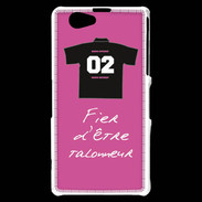 Coque Sony Xperia Z1 Compact Talonneur Bonus offensif-défensif Rose 2
