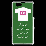 Coque Sony Xperia Z1 Compact Pilier droit Bonus offensif-défensif Vert