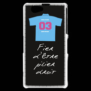 Coque Sony Xperia Z1 Compact Pilier droit Bonus offensif-défensif Noir 2