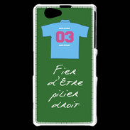 Coque Sony Xperia Z1 Compact Pilier droit Bonus offensif-défensif Vert 2