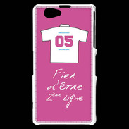 Coque Sony Xperia Z1 Compact Deuxième ligne D Bonus offensif Rose