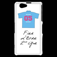 Coque Sony Xperia Z1 Compact Deuxième ligne D Bonus offensif Blanc 2