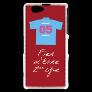 Coque Sony Xperia Z1 Compact Deuxième ligne D Bonus offensif Rouge 2